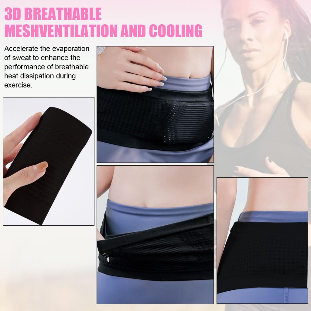 PALAY Slim Running Belt Bag with Hook Elastic Open Waist Bag for Keep Phone, Keys, Earbuds, Waist Bag with Large Capacity Running Waist Pack for Workouts, Exercise, Cycling, Travel PALAY Slim Running Belt Bag with Hook Elastic Open Waist Bag for Keep Phone, Keys, Earbuds, Waist Bag with Large Capacity Running Waist Pack for Workouts, Exercise, Cycling, Travel